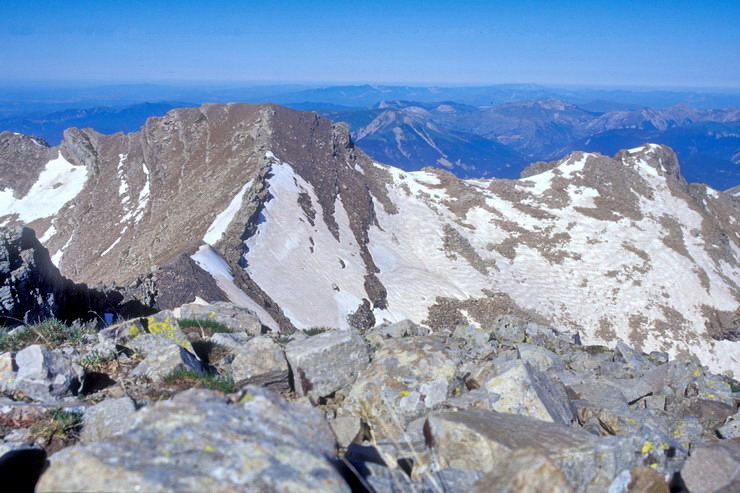 Tête de l'Estrop (2961 m) - Sommet ouest (2927 m)