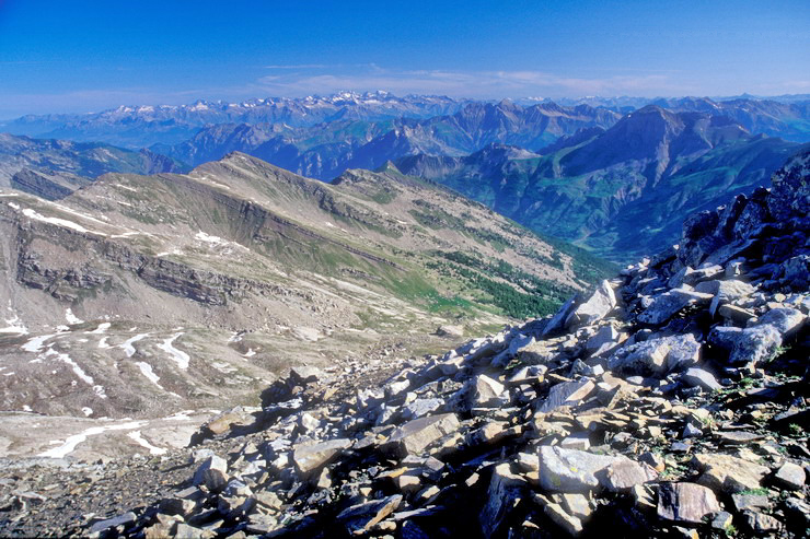 Tête de l'Estrop (2961 m) - Vallon de Laverq - Massif des Écrins