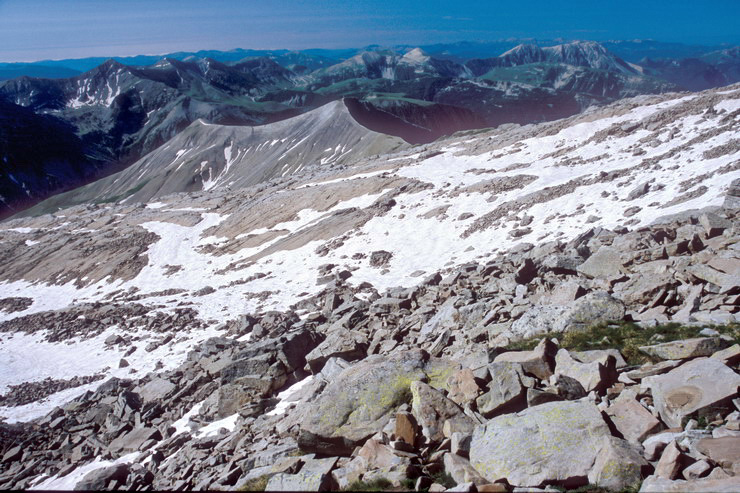 Tte de l'Estrop (2961 m) - Montagne du Cheval Blanc (2323 m) 