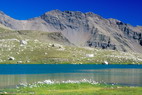 Lac Palluel (2472 m) - Tête de Bertrand (3191 m) et Tête de Soulaure (3243 m)