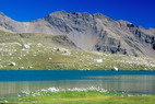 Lac Palluel (2472 m) - Tte de Bertrand (3191 m) et Tte de Soulaure (3243 m)