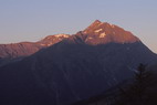 La Condamine - Lever de soleil sur la Pointe de l'Aiglire (3308 m)