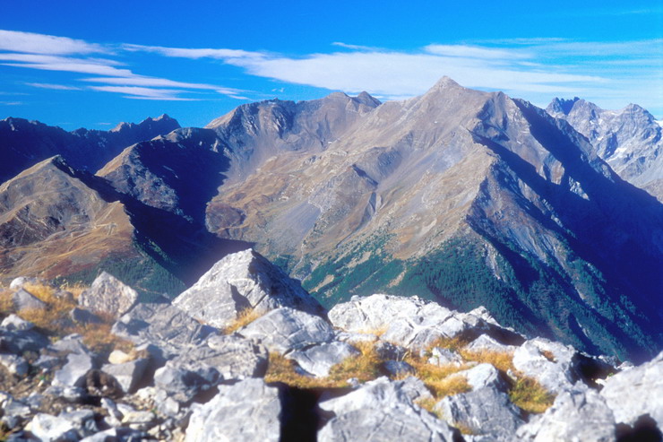 Tte d'Amont - Dbut d'automne dans la Combe de Narreyroux - Pointe de l'Aiglire (3308 m)