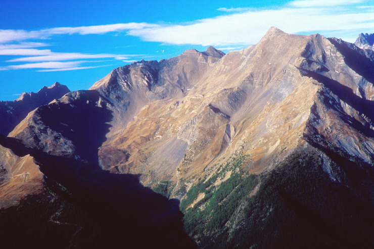 Tte d'Amont - Dbut d'automne dans la Combe de Narreyroux - Pointe de l'Aiglire (3308 m)