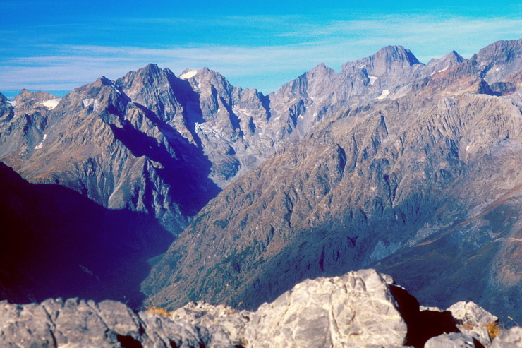 Tte d'Amont - Pic de Bonvoisin (3481 m) - Les Bans (3669 m)