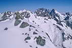 Ski en Écrins - Roche Faurio (3730 m) - La Grande Ruine (3765 m), la Meije (3982 m)