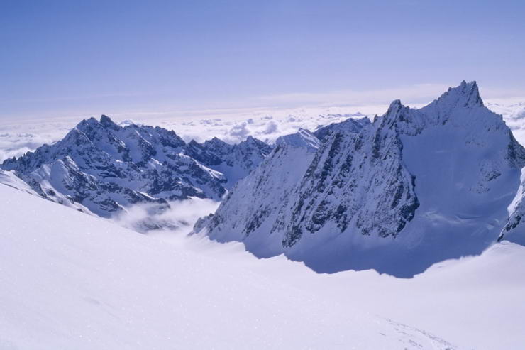 Ski en crins - Roche Faurio (3730 m) - Les Agneaux (3664 m), Pointe de la Grande Sagne (3660 m)
