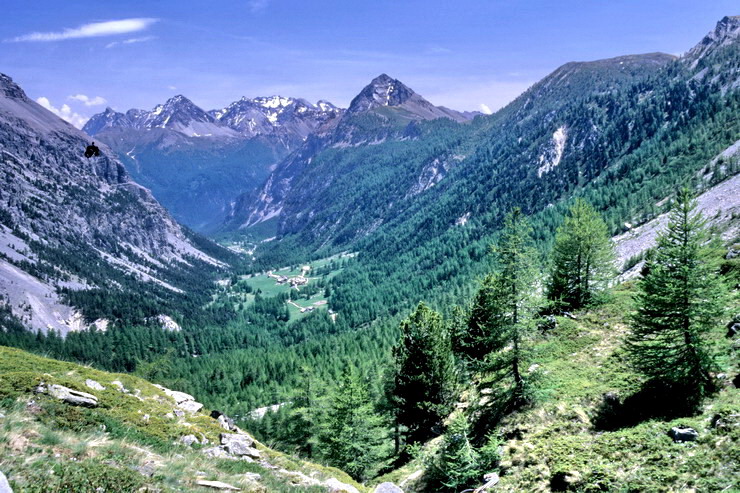 Valle troite - Vue gnrale depuis l'amont