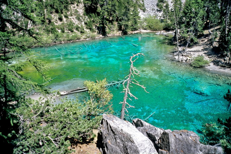 Valle troite - Lac Vert, Lago Verde (1834 m)