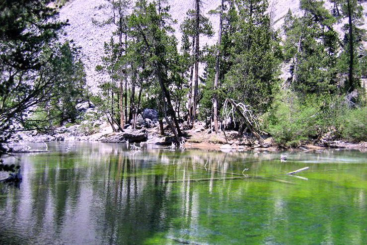 Valle troite - Lac Vert, Lago Verde (1834 m)