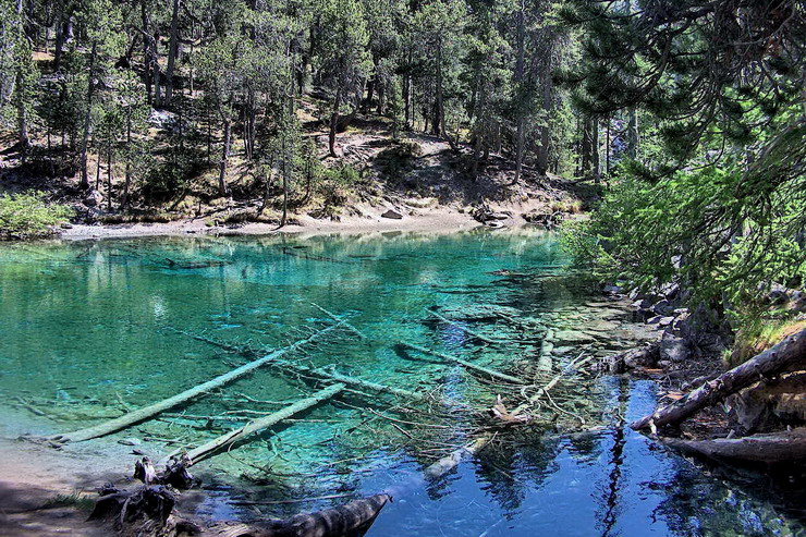 Valle troite - Lac Vert, Lago Verde (1834 m)