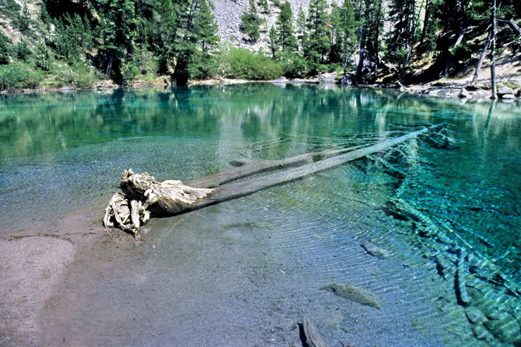 Valle troite - Lac Vert, Lago Verde (1834 m)