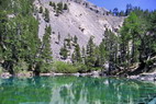 Valle troite - Lac Vert, Lago Verde (1834 m)