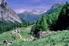 Valle troite - Vue gnrale depuis l'amont - Les Serres (1800 m)