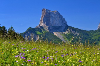 Mont Aiguille, vu du nord