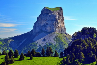 Mont Aiguille, vu de la Tte de Gaudissart