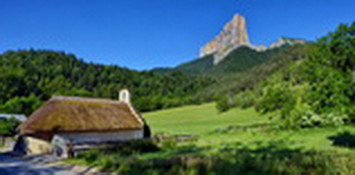 Mont Aiguille, vu depuis Trzanne